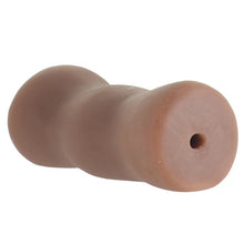 Masturbator manual STAR STROKER Nia Nacci, simulare vaginală realistă, din TPE, culoarea maro