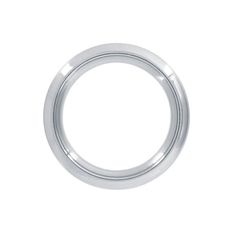 Inel pentru penis STEEL POWER TOOLS Cockring RVS, din oțel inoxidabil, grosime 8 mm, diametru 40 mm, argintiu