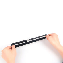 Jartiere SUBBLIME Adjustable Buckles, ajustabile cu catarame argintii, din piele artificială, culoare negru (957476)