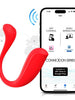 Vibrator dublu SVAKOM Phoenix Neo 2, cu control prin aplicație, 11 funcții de vibrație, funcție interactivă cu camera web, roșu