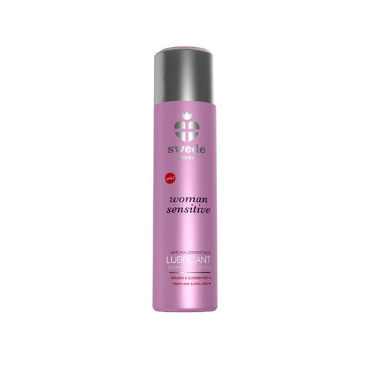 Lubrifiant SWEDE Original Woman Sensitive, pe bază de apă, cu mușețel și aloe vera, efect hidratant și antiinflamator, 60 ml