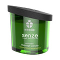 Lumânare pentru masaj SWEDE Senze Arousing, cu aromă de lămâie, piper și eucalipt, 50 ml (verde)