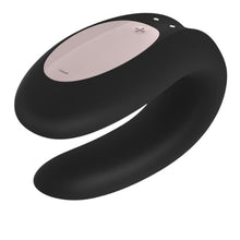 Vibrator SATISFYER - Joy Black, control prin aplicatie, pentru stimulare interna si clitoridiana