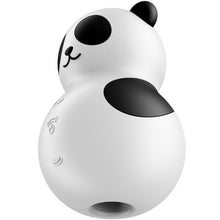 Stimulator Satisfyer - Pocket Panda, pentru stimularea clitorisului, 12 functii de vibratie, alb si negru