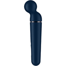 Aparat de masaj Satisfyer - Wand, pentru corp si zonele intime, 10 functii de vibratie, albastru