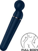 Aparat de masaj Satisfyer - Wand, pentru corp si zonele intime, 10 functii de vibratie, albastru