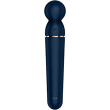 Aparat de masaj Satisfyer - Wand, pentru corp si zonele intime, 10 functii de vibratie, albastru