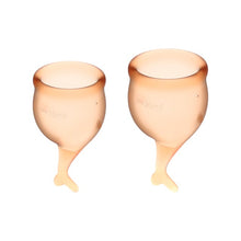 Cupa menstruala, Satisfyer Feel Secure, culoare galben, 1 cutie x 2 buc