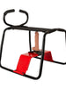 Scaun pentru sex YOU2TOYS The Banger Sex Stool, mobilier erotic pentru poziții sexuale, cu dildo realist inclus, negru cu roșu