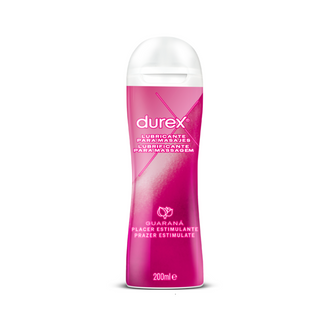 Lubrifiant si gel de masaj DUREX Guarana, cu efect 2 in 1, 200 ml