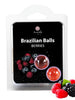 Bile Braziliene - Secret Play BERRIES, ulei de masaj pentru corp si zonele erogene, cu aroma de fructe de padure, 1 x 2 bucati