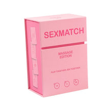 Carti SecretPlay Sexmatch - Massage Edition, joc pentru cupluri, roz