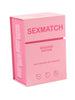 Carti Secret Play Sexmatch - Massage Edition, joc pentru cupluri, roz