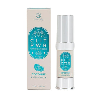 Balsam SecretPlay CLIT PWR - COCONUT, pentru stimularea clitorisului si orgasmului feminin, 15ml