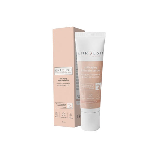 Ser intim ENROUSH Anti-Aging Intimate Serum, pentru hidratare și elasticitate, pentru piele sensibilă, cu Centella Asiatica, 30 ml