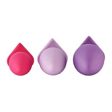 Set plug anal DREAMTOYS Triple Heart Love Signal, 3 dopuri de dimensiuni progresive, diametru 3/3.5/4 cm, bază în forma de inimă, multicolore