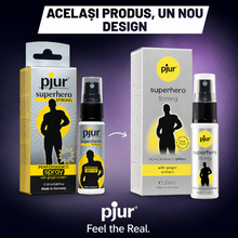 Spray concentrat Pjur Superhero Performance STRONG, pentru întarzierea ejacularii și stimularea erecției, 20 ml