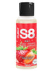 Lubrifiant Stimul8 S8 - 4 in 1, pentru corp, gel masaj, lubrifiant, capsuni, 125 ml