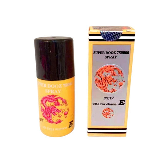 Spray puternic SUPER DOOZ 78000 Spray, pentru întârzierea ejaculării, cu vitamina E, 45 ml