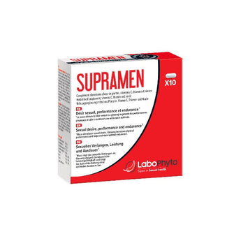 Capsule SUPRAMEN Sexual Power 4 in 1, Labophyto, potenta, erectie, intarziere ejaculare, libido, 10 capsule