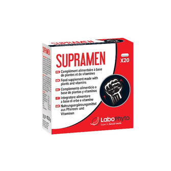 Capsule SUPRAMEN Sexual Power 4 in 1, Labophyto, potenta, erectie, intarziere ejaculare, libido, 20 capsule