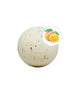 Bombă de baie efervescentă TALOKA Mango Bath Bomb, pentru băi erotice în cuplu, cu aromă de mango și petale de trandafir, 150 g