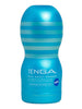 Masturbator manual TENGA Deep Throat Cup Cool, pentru simulare orală realistă, cu efect ușor de răcire, albastru