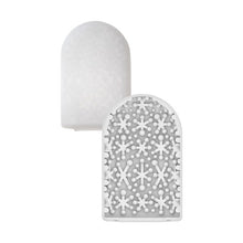 Masturbator de unică folosință TENGA Pocket Cold Spark, cu efect ușor de răcire, din TPE texturat pentru stimulare, alb