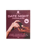 Ciocolată neagră afrodisiacă unisex THE OH COLLECTIVE Date Night Chocolates, 4 cărți de joc incluse “Adevăr sau Provocare”, cu căpșuni, maca și cayenne, 50 g (maro)