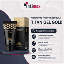 Gel TITAN GEL GOLD (Original Rusia), ajută la mărirea penisului, susține erecțiile puternice și intensificarea plăcerii, 50 ml