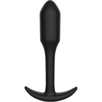 Plug anal TOYJOY Anal Play Smooth Plug - Extra Large, cu bază în formă de semilună, lungime 13.7 cm, diametru 2.9 cm, negru