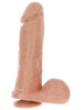 Dildo gros TOYJOY Get Real Extreme XL Dildo, bază cu ventuză pentru fixare, lungime 25.5 cm, diametru 6 cm, culoarea pielii