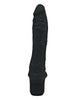 Vibrator TOYJOY Get Real - Classic Large Vibrator, din silicon, 7 funcții de vibrație, rezistent la apă, 24.9 cm, negru