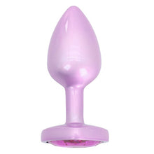 Plug anal TOYJOY Time to Shine, din aluminiu, cu bază în formă de inimă, lungime 7 cm, diametru 2.6 cm, culoare roz (10673P)