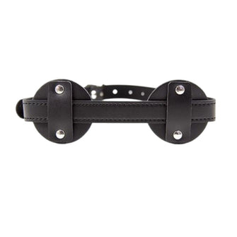 Mască TOYZ4LOVERS Blindfold Patch, pentru jocuri erotice BDSM, din piele artificială, mărime ajustabilă, culoare negru