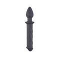 Dildo cu plug anal TOYZ4LOVERS Couple Love, din silicon hipoalergenic, lungime 22.5 cm, diametru 4 cm, negru