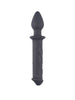 Dildo cu plug anal TOYZ4LOVERS Couple Love, din silicon hipoalergenic, lungime 22.5 cm, diametru 4 cm, negru