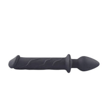 Dildo cu plug anal TOYZ4LOVERS Couple Love, din silicon hipoalergenic, lungime 22.5 cm, diametru 4 cm, negru
