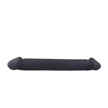 Dildo cu două capete TOYZ4LOVERS Double Joy, din silicon hipoalergenic, lungime 23 cm, diametru 3 cm, negru