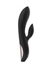 Vibrator rabbit TOYZ4LOVERS Elegance Charmin’ Style, pentru clitoris și punctul G, cu vibrații multiple, 20.3 cm, negru