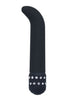 Vibrator pentru punctul G TOYZ4LOVERS G-Diamonds Curve, design cu strasuri, cu vibrații multiple, 15.2 cm, negru (00904383)