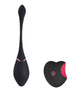 Ou vibrator TOYZ4LOVERS Power Pocket Sinner Egg, cu telecomandă în formă de inimă, vibrații multiple, negru cu roz