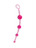 Rozariu anal TOYZ4LOVERS Timeless Jelly, din PVC, pentru stimulare anală, culoarea roz