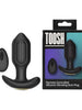 Vibrator anal TOOSH Silicone Vibrating Butt Plug, cu telecomandă, 10 funcții de vibrație, din silicon, 8.5 cm inserabili, negru