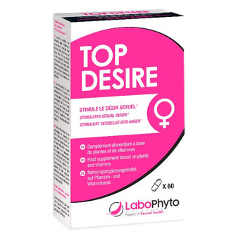 Afrodisiac TOP DESIRE, Labophyto, pentru cresterea libidoului feminin, 60 capsule