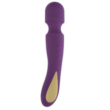 Aparat de masaj ToyJoy - LuzZenith, pentru corp si zonele intime, 12 functii de vibratie, 23 cm, mov