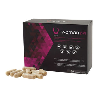 Capsule U-Woman Pills, pentru stimularea libidoului feminin și intensificarea plăcerii sexuale, 30 buc