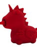 Stimulator clitoris UNIHORN Blaze Diablo, în formă de unicorn cu coarne de diavol, 10 funcții de vibrație, 10 funcții de mișcare, roșu