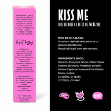 Ulei de buze SEXITIVE Kiss Me Hot Lip Oil, pentru sex oral, cu ardei iute, efect de încălzire și furnicături, aromă de mango, 3 ml