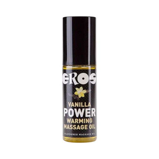 Ulei de masaj EROS Power Warming, cu efect de încălzire, aromă Vanilie, 100 ml